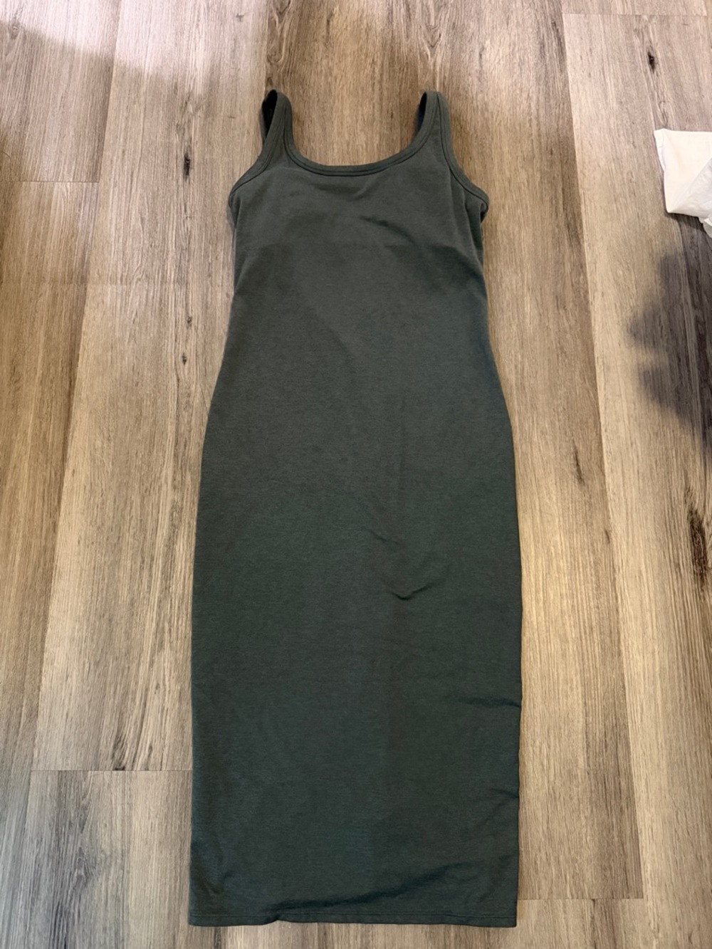 Vuori Bodycon Midi Dress - Dark Green